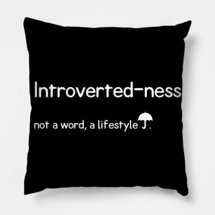 introvert definition Pillow