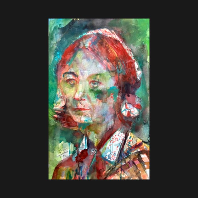 FLORENCE NIGHTINGALE watercolor portrait .2 by lautir