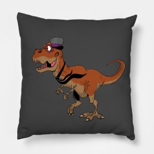 Dapper Dino Pillow