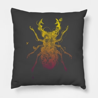 Stag Beetle II Pillow