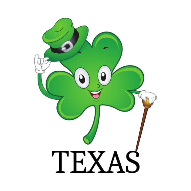 St Patrick's  Irish Shamrock texas, Irish Gift for Wife by yassinebd