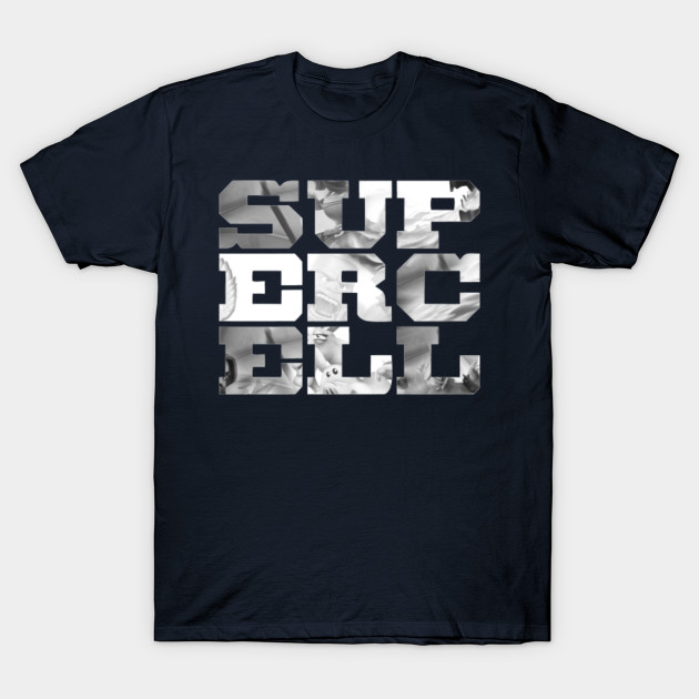 Supercell Textured Logo - Logo - T-Shirt | TeePublic DE