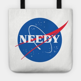 NEEDY - / - Nasa Parody Logo Design Tote