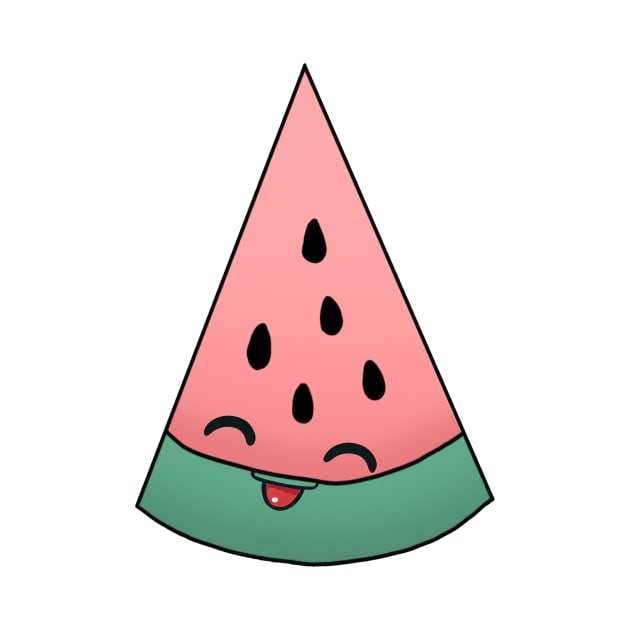Watermelon Tropical Fruit by RainasArt