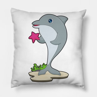 Dolphin Starfish Pillow