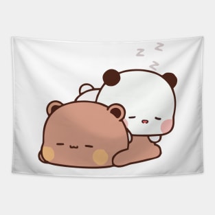 Time To Sleep Kreasi pentol cute bubududu panda emote Tapestry