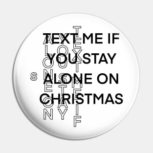 Christmas text Pin