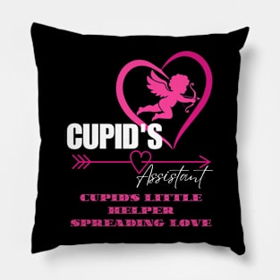 Cupid's Assistant Cupid's little helper spreading love Pillow