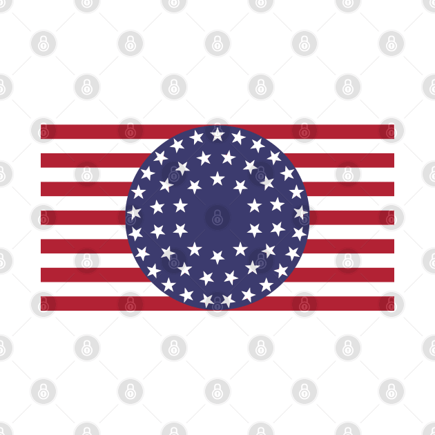 Watchmen Universe Flag of the USA by popkulturniy