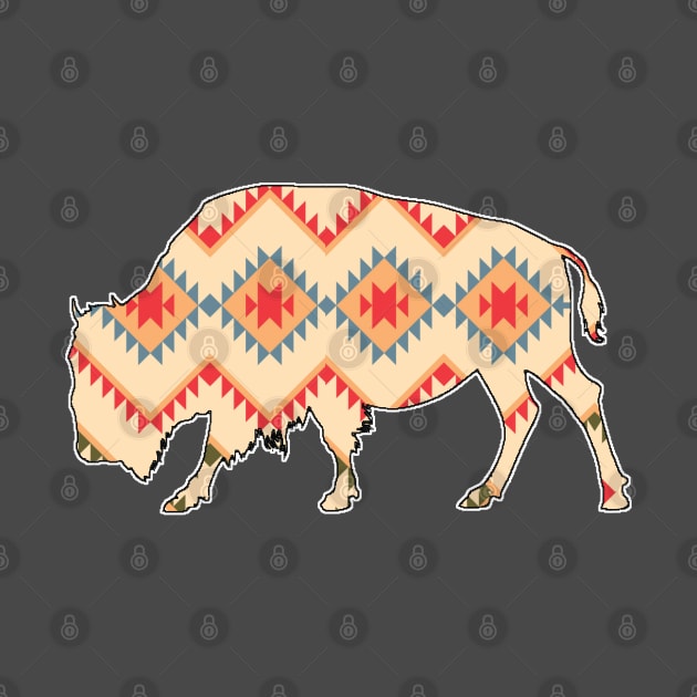 Bison Pattern - 4 (alt) by Brightfeather