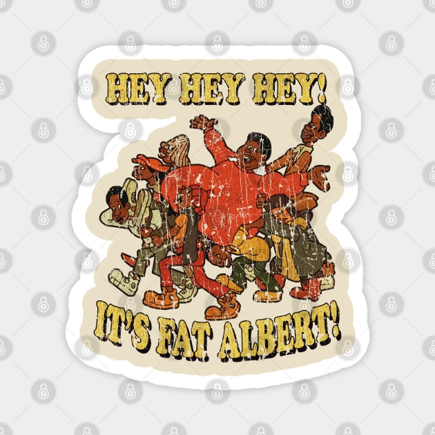 Fat Albert Hey Hey Hey! Vintage Magnet by Niko Neon