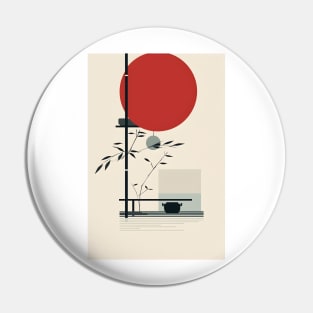 Japanese Inspired Design Pin