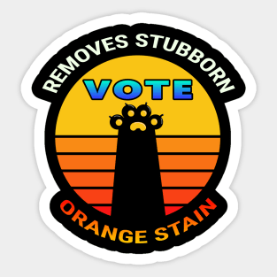 The Orange Cat Sticker