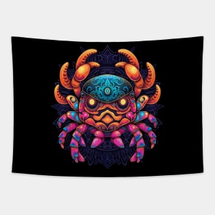 Crab Halloween Tapestry