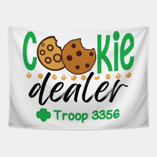 Cookie Dealer Girl Scout Tapestry