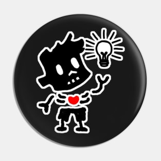 Idea Zombie Boy. Pin