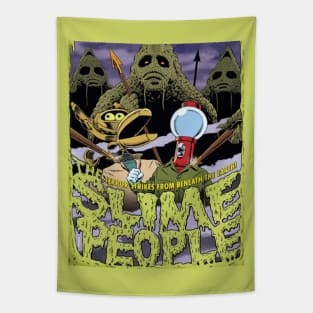 MST3K Mystery Science Promotional Artwork - The Slime People Tapestry