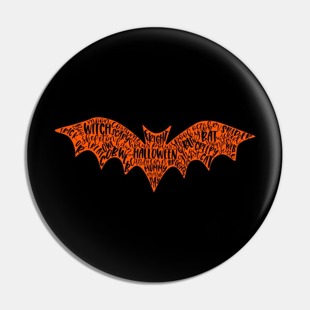 Halloween Bat Pin by AbbyCat