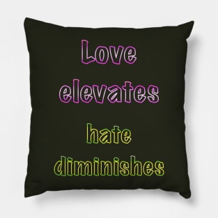 Love elevates! Pillow