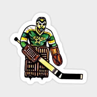 Coleco Table Hockey Goalie -Dallas Stars Magnet