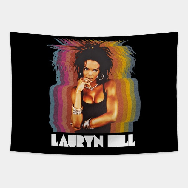 lauryn hill retro Tapestry by WingkingLOve