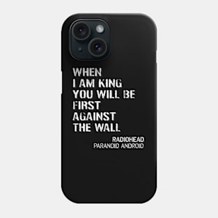 Radiohead - Paranoid Android Phone Case