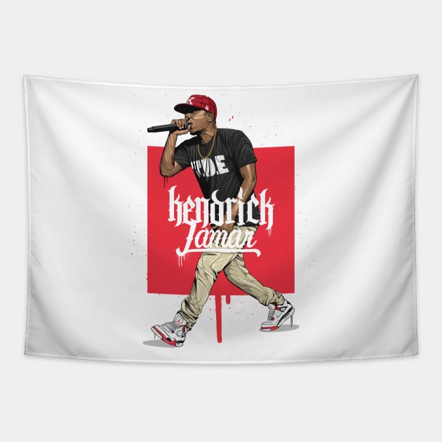 Kendrick Lamar Tapestry by BokkaBoom