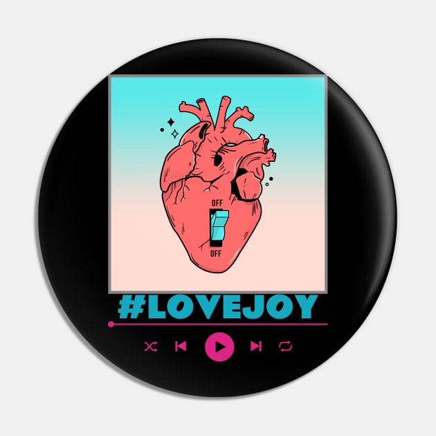 Limited Edition - Vintage Style - lovejoy music Pin by Soloha