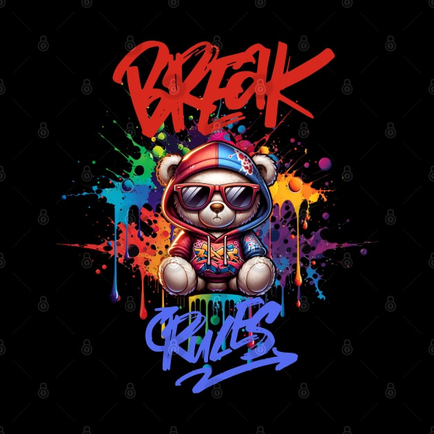 A Cool and Rebel Teddy Bear by Sublime Art