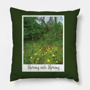 Yellow wild flowers Pillow