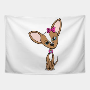 Chihuahua Fashion Graphic Tapestry