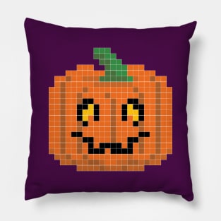 8-Bit Pumpkin Pillow