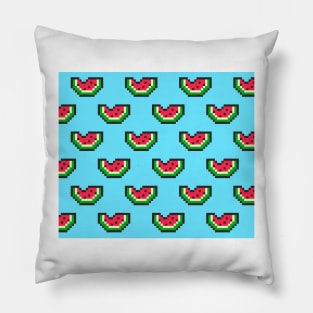 Pixel Watermelon Pillow