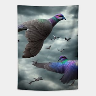 homing pigeon Tapestry