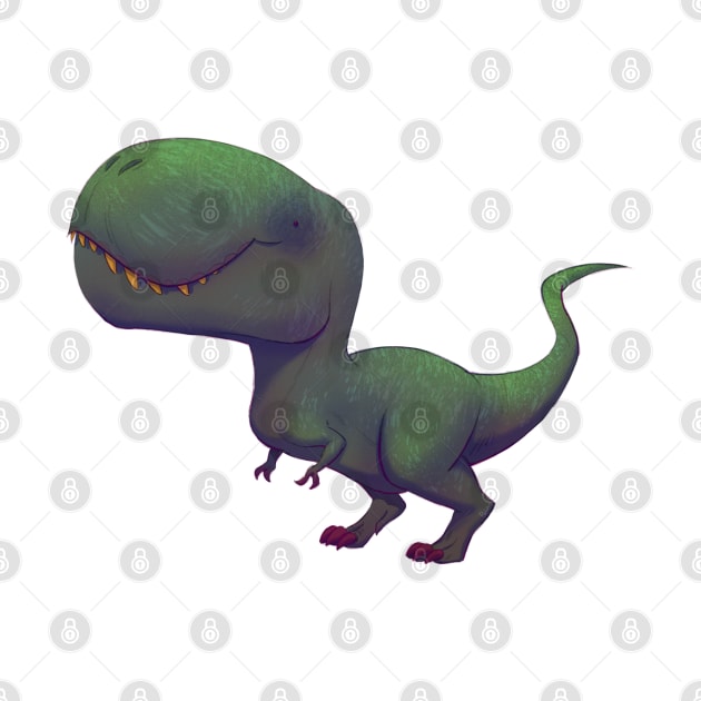 Green T-Rex by PaulaBS