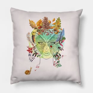 Autumn forest fairy Pillow