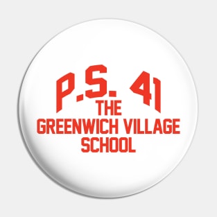 P.S. 41 The Greenwich Village School Pin