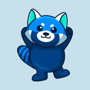 Blue panda bear T-Shirt