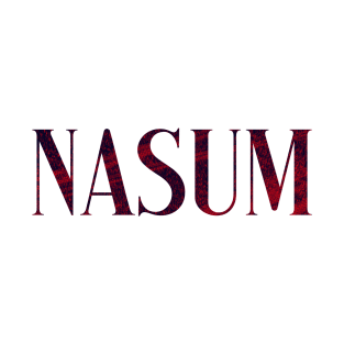 Nasum - Simple Typography Style T-Shirt