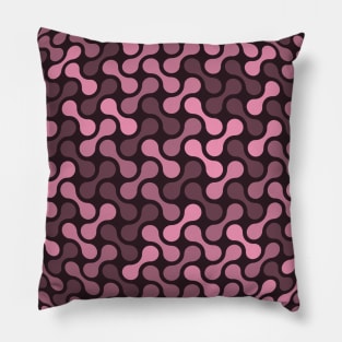 Metaballs Pattern Sphere (Rose Gold) Pillow