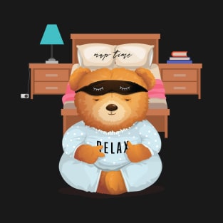 Relax Nap Time Bear T-Shirt