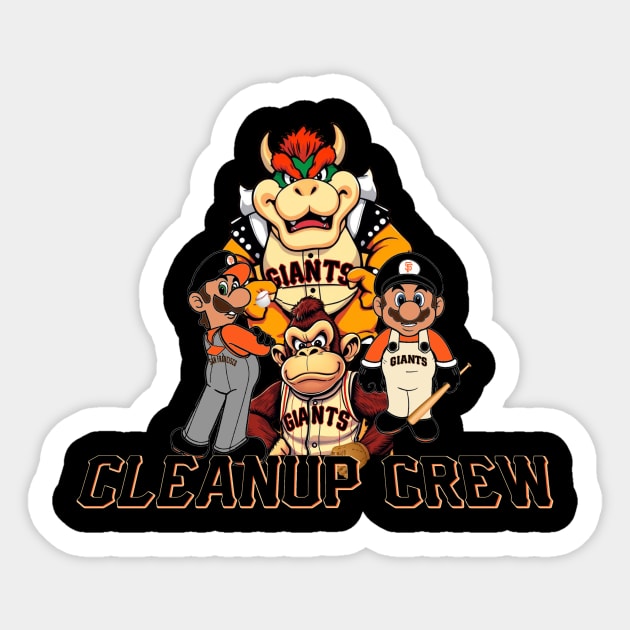 Mushroom Kingdom SF Giants Cleanup Crew