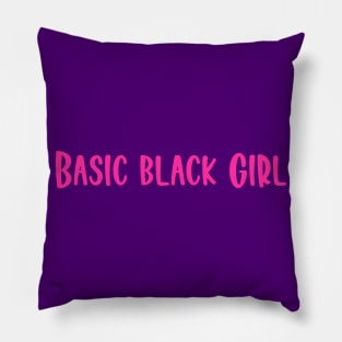 Basic black girl Pillow