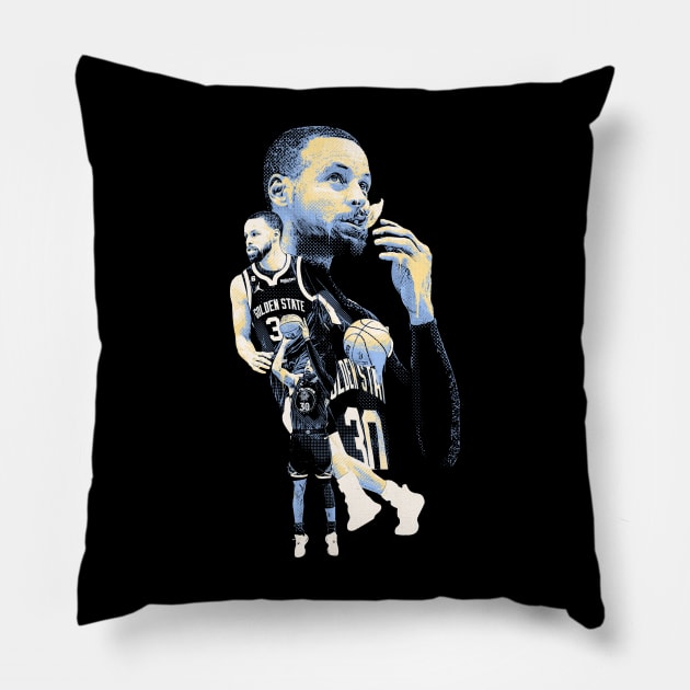 Stephen Curry Pillow by lazartemarjun