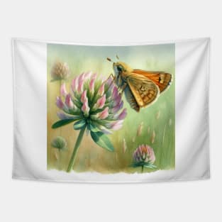 Pop Small Skipper - Watercolor Butterfly Tapestry