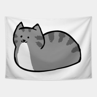 Grey Cat Loaf Tapestry