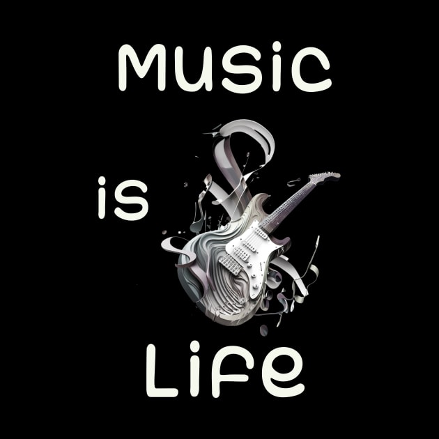 Music is life black ' by Gingerbrunette