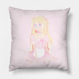 Kawaii Neko Girl Pillow