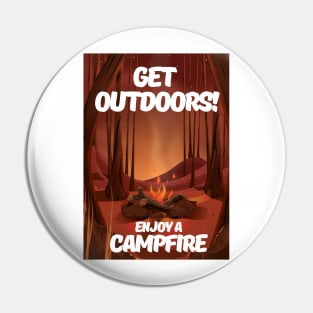 Get Outdoors! Enjoy a Campfire Pin