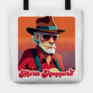 Merle Haggard / Retro Country Music Fan Design Tote